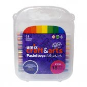 UMIX PASTEL BOYA CRAFTS&ARTS 18 RENK  (U1918) - 1