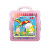 AMOS OIL PASTEL BOYA PLASTIK KUTU 24 RENK (Am-503) - 1