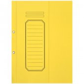 ALEMDAR LUX KARTON DOSYA YARIM KAPAK SARI 25 LI thumbnail 2