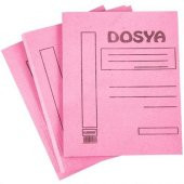 ALEMDAR LUX KARTON DOSYA TAM KAPAK PEMBE 25 LI - 2