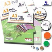 MAPI CILT KAPAGI PVC A3 160 MIC OPAK SIYAH 100LU - 2