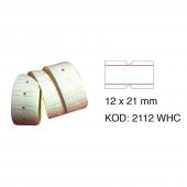 TANEX MAKINE ETIKETI 12-21 CIZGILI BEYAZ 6 LI - 1
