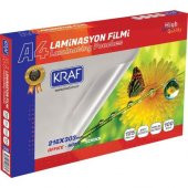 KRAF LAMINASYON FILMI A4 125mc 100 LU (2124) - 1