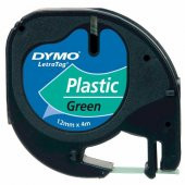DYMO LETRATAG PLASTIK SERIT ETIKET YESIL (91204) - 1