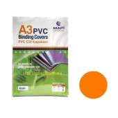MAPI CILT KAPAGI PVC A3 160 MIC SEF.TURUNCU100 LU thumbnail 1