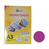BAFIX CILT KAPAGI PVC 160 MIC. A4 MOR 100LU - 1