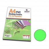 MAPI CILT KAPAGI PVC A4 160 MIC SEFFAF YESIL100LU - 1
