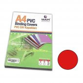 MAPI CILT KAPAGI PVC A4 160 MIC SEF. KIRMIZI 100LU - 1