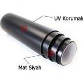Freecar Mat Siyah Folyo61 CM x 1 Metre - 6