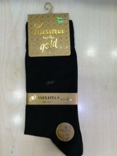 5 ADET - MISIRLI GOLD BAMBU ERKEK ÇORAP - ÜCRETSİZ KARGO - 1