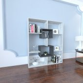 İnventive Kitaplık Kristal Antrasit - 1