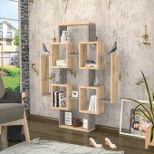 Gant Kitaplık Safir Meşe Berlin - 1
