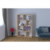 Plaid Kitaplık Safir Meşe - 1