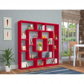 Frame Kitaplık Kırmızı - 1