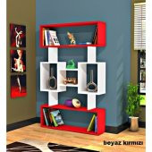 Amore Kitaplık Kırmızı - 1