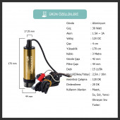 Kızılırmak 12Volt Alüminyum Gövde Mazot Pompası - 2