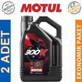 Motul 300V FL 15W-50 4T 4 Lt 4 Zamanlı Motosiklet Motor Yağı (2 Adet) - 1
