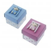 12 Adet 5x5cm Kutu Salıncakta Bebek Biblolu - 1