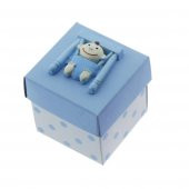 12 Adet 5x5cm Kutu Salıncakta Bebek Biblolu - 3