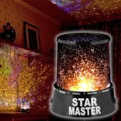 Star Master Projeksiyon Yatak Odası Gece Lambası Renkli Led Işık - 5