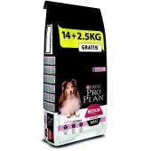 ProPlan Somonlu Hassas Yetişkin Kuru Köpek Maması 14+2,5 Kg - 1
