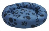 TURKUAZ AKAVARYUM SİMİT KEDİ YATAĞI 50x50x15cm (MAVİ RENK) - 3