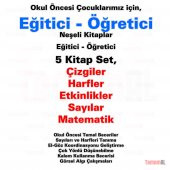ÖĞRETİCİ NEŞELİ KİTAPLAR ÇİZGİLER HARFLER SAYILAR ETKİNLİKLER MAT thumbnail 2