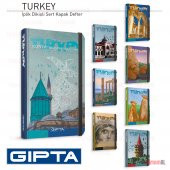 GIPTA TURKEY GÖRSELLİ LASTİKLİ CİLTLİ DEFTER ÇİZGİLİ 120YP 2718 - 1