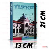 GIPTA TURKEY GÖRSELLİ LASTİKLİ CİLTLİ DEFTER ÇİZGİLİ 120YP 2718 - 2