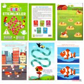 NEŞELİ ETKİNLİKLER EĞİTİCİ ve ÖĞRETİCİ ÇİZGİ ALIŞTIRMALARI - 5