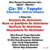 ÇIKARTMALI ÇİZGİ ÇALIŞMALARIM ÇİZ SİL YAPIŞTIR SAYILAR HARFLER - 3