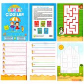 NEŞELİ ÇİZGİLER EĞİTİCİ ve ÖĞRETİCİ ÇİZGİ ALIŞTIRMALAR - 7