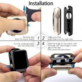 Apple Watch Series 2 3 GPS 38mm 38 Mm Kapak Kılıf Silikon Koruma - 2