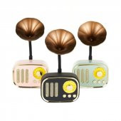 HS67 Nostaljik Mini Dekor Retro Gramofon Bluetooth/FM Radyo - 1