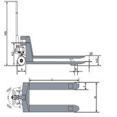JETCO-DF-III - 2500 KG KAPASİTELİ TRANSPALET - 2