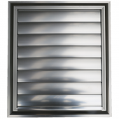 35x36 Temmenfez Piramit Aluminyum Parlak Krom Banyo, Wc Havalandırma Menfez, Panjur - 1