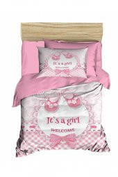 Dijital Baskılı 3d Bebek Nevresim Takımı Girl Pembe - 2