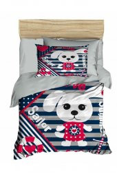 Dijital Baskılı 3d Bebek Nevresim Takımı Sailor Gri - 2