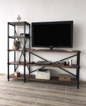 Masif Ahşap Tv Ünitesi 180 cm T009 - 1