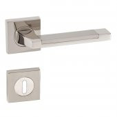 Doğanlar Orjinal Lüx Rozetli Kapı Kolu Nikel Saten Oda - 1