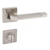 Doğanlar Orjinal Lüx Rozetli Kapı Kolu Nikel Saten Oda - 3