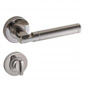 Doğanlar Fırat Lüx Rozetli Kapı Kolu Nikel Saten Oda - 3