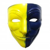 Fenerbahçe Sarı Lacivert V For Vendetta Maskesi FB Taraftar Maske - 1
