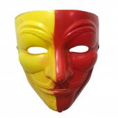 Galatasaray Sarı Kırmızı V For Vendetta Maskesi GS Taraftar Maske - 1