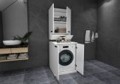 MOBAKS TOPKAPI ÇAMAŞIR MAKİNESİ DOLABI ALT  ÜST MODÜL SET - 1