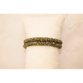 Yeşil Parlak Sarmal Bileklik - 1