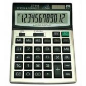99 İŞLEM HAFIZALI POWER CT912 BÜYÜK BOY HESAP MAKİNESİ HESAP MAKİNASI - 1