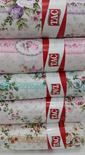 TAÇ METRELİK ÇARŞAFLIK KUMAŞ.  100 ORGANİK PAMUKLU KUMAŞ - 6