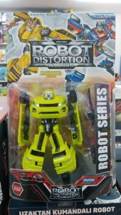 Land Rover Robota Dönüşen 20 cm Araba Transformers Sarı - 2