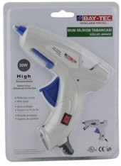 Sıcak Mum Silikon Tabancası BAY - TEC 20W (2 Adet Silikon) - 1